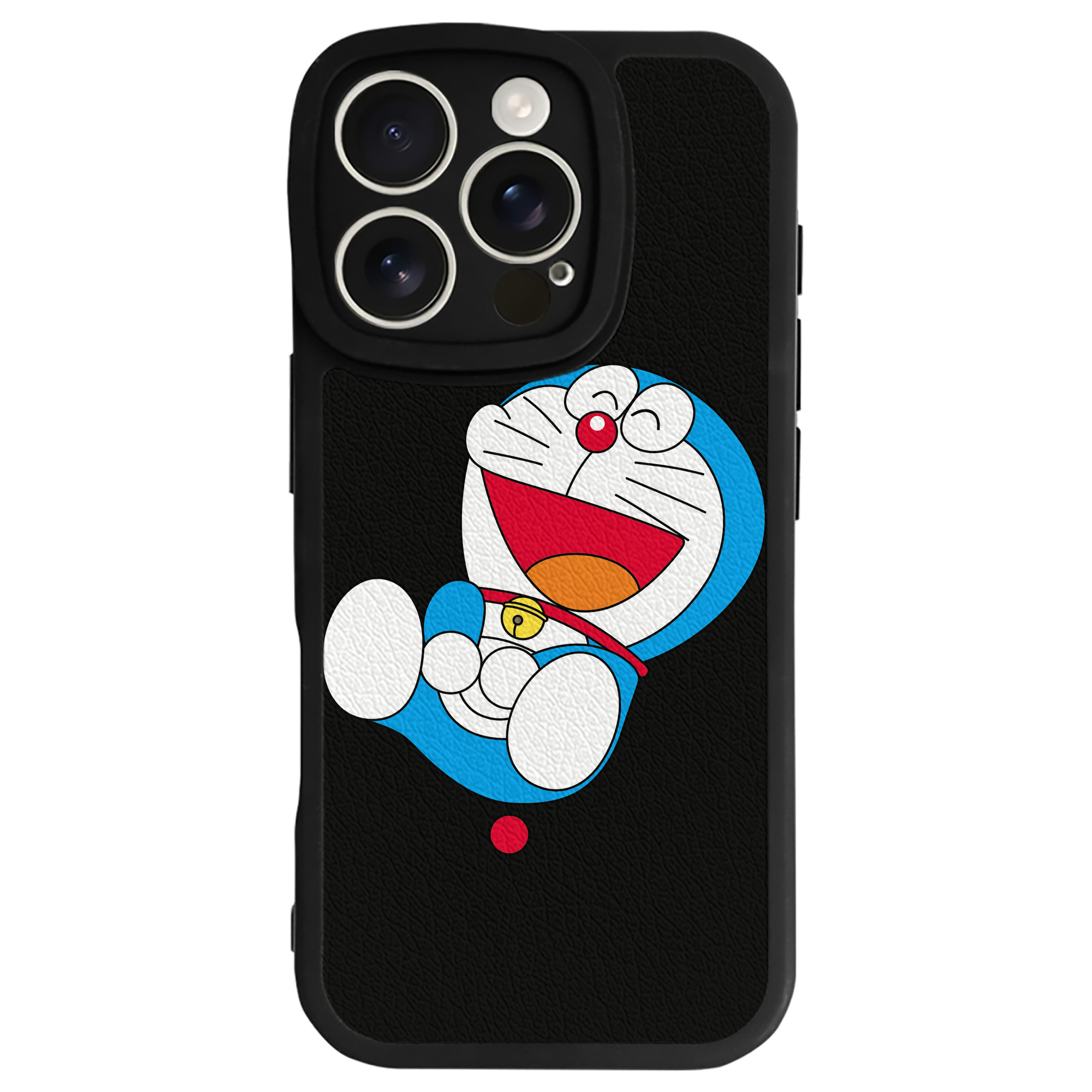 （画像用） ドラえもん Doraemon 【iPhone 16シリーズ対応】シリコンスマホケース（レザー調） 材質：シリコン